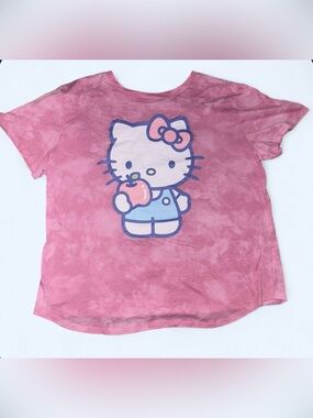 Hello Kitty Sanrio Pink Tie-Dye Tee - Size 3XL